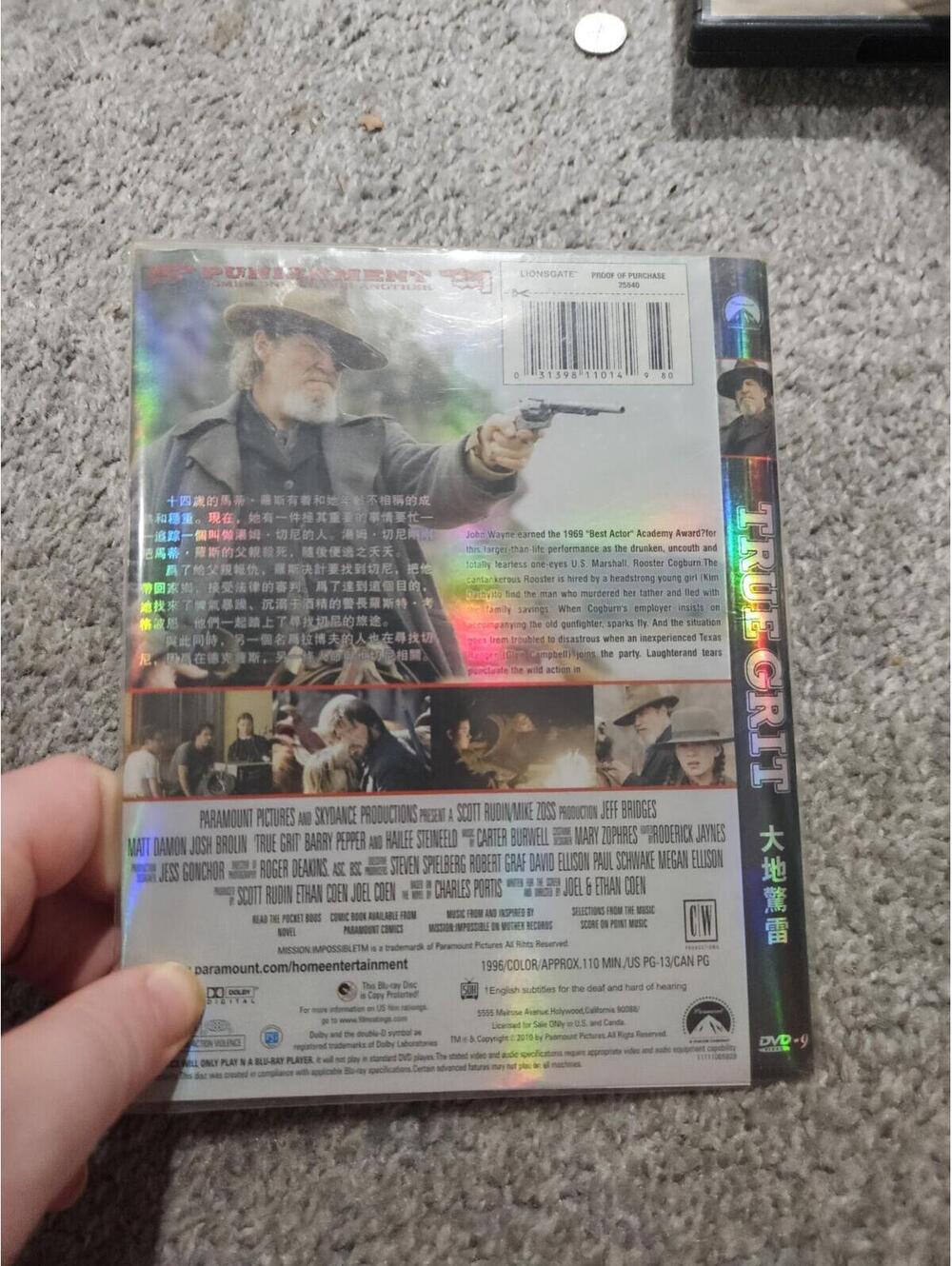 True Grit (DVD, 2010) - Picture 2 of 2